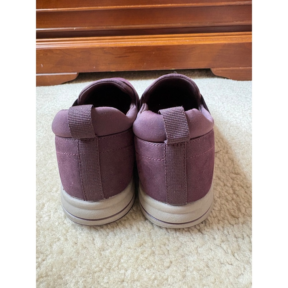 Clarks Cloudsteppers Breeze Bali Burgundy Slip On Loafers Womens 8.5 M 26168942 - Picture 6 of 9